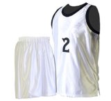 Men's 100% Polyester Plain Interlock Basketball Uniform