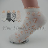 Women's Cute Heart Stripe Pattern Socks Low Cut Ankle Socks