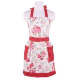 Cotton Canvas Kitchen Cooking Apron for Women with Pocket
