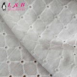 Embroidered Lace White Tc Fabric
