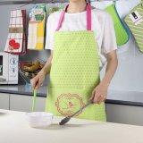 High Quality Cotton Printed Kitchen Apron BBQ Wrist Apron with Strap for Women Cooking