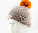 Customized Promotion Knitted Hat with Pompom