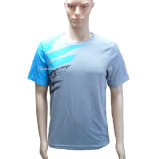 Grey Dry Fit Mesh Sports T-Shirt for Men