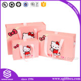 Pink Cute Paper Packaging Baby Clothing Gift Bag