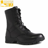 Black Genuine Leather Military Combat Boots