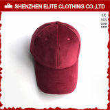 Wholesale Custom Fashion Hats 6 Panel Velvet Baseball Cap (ELTBCI-19)