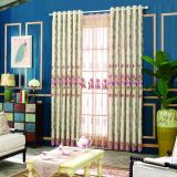 Factory Wholesale 100% Polyester Hotel Apartment Quality Curtains with Printed
