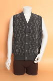 Yak Wool /Cashmere V Neck Cardigan Waistcoat/Garment/Clothing/Knitwear