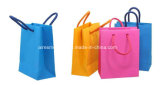 Custom Printed Coated Paper Gift Bags with Ribbon Rope Handle