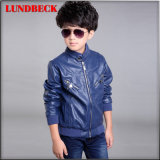 PU Jacket for Boy in Good Quality Children Coat