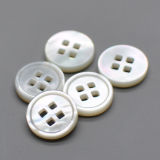 15mm Pearl White Natural Shell Two Holes Button