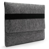 Fashion Gray Felt Handbags Bag Sleeve Pouch Laptop Bag Sleeve (FLB010)