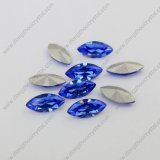 Back Foiled Boat Shape Crystal Jewelry Stone for Fashion Accessories