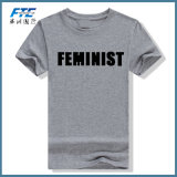 OEM T-Shirt Unisex Cheap Price with Round Neck
