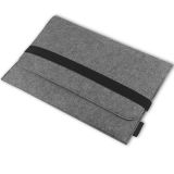 Popular Gray Color Felt Handbags Bag Sleeve Pouch Laptop Bag Sleeve Pouch (FLB006)