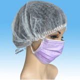 Purpel Face Mask with Earloop in Nonwoven Fabric