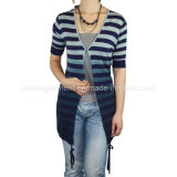 Girl Fashion Hot Sales Long Cardigan Sweater with Buttons (11SS-047)