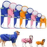 Dog Raincoat for Small Large Dogs Clothes Pet Yellow Rain Coat Slicker Warm Waterproof Overalls Hooded Reflective Pets Clothing