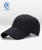 Wholesale Custom Fashion Black Color 6 Panel Baseball Cap