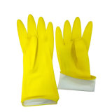 Rubber cleaning Gloves Yellow Household Latex Kitchen Gloves
