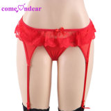 in Stock Manufacturering Fat Women Red Lace Fashion Sexy Plus Size Garter