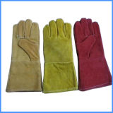 Cow Split Leather Work Welding Gloves for Protection