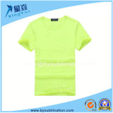 Round Neck Fluorescent Green Modal Tshirt for Man
