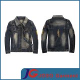 Long Sleeve Regular Collar Jeans Jacket for Kids Boy (JT8023)