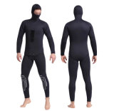 Men's Neoprene Black Two Pieces Diving Suit