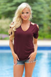 High Quality fashion Sexy Lady T Shirt for Wholesale