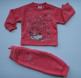 Children's Fleece Terry Pullover Jogging Set Sweater Pant