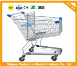 Supermarket Convenience Store Hand Truck Shopping Cart Galvanized/Chrome Plated/Powder Coated