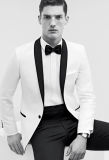 2014 Italian New Style Business Suit. with Black and White