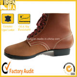 Top Quality Leather Brown Work Safety Shoes
