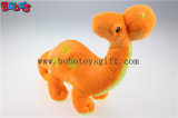 Soft Orange Plush Dinosaur Toy with Embroidery Bodybos1194