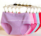 95% Cotton Comfortable Daily Solid Color Women Underwear Panties