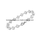 2.4mm Stainless Steel Ball Chain Bracelet with Welded Clasp