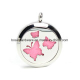 Butterfly Stainless Steel Aromatherapy Essential Oil Locket Pendant
