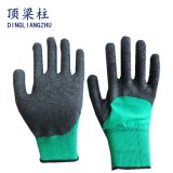 Latex Crinkle Coated Safety Working Gloves for Hand Protective