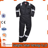High-Vis Navyblue Protect Workwear Safety Wear Coverall of Reflective Tape