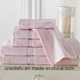 Cheap Wholesale Superior Durability Hotel Towel Set Dobby Dyed Towel