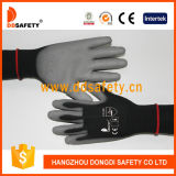 Ddsafety 2017 Nylon or Polyester Liner Gloves PU Coated on Palm and Fingers