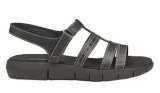 Faux Leather Velco Construction Casual Style Sandals