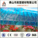 100% Bayer Materials Blue Twin-Wall Polycarbonate Hollow Sheet for Awning