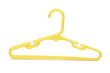 Yellow Color Plastic Baby Hangers for Supermarket