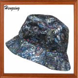 Fashion Custom Woven Label Paisley Bucket Hat