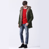 Long Velvet Fur Collar Jacket for Winter Clothes