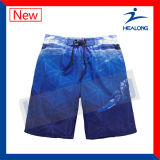 Healong Factory Free Sample Sublimation Beach Board Shorts for Mens
