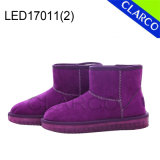 Girl and Women Winter LED Light Boots with Leather Upper