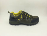 New Designed Safety Shoes Split Nubuck Leather Safety Shoes with Composite Toe Cap (16050)